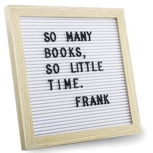 Letter board by Crystal Lemon